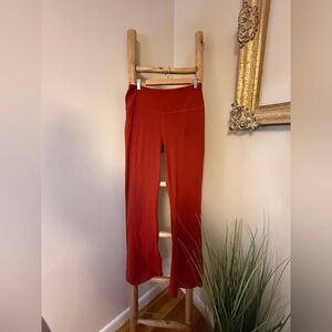 Lululemon Groove Nulu High-Rise Flared Pant 12 Cayenne Burnt Orange
